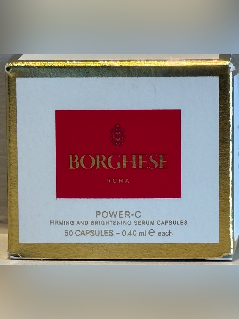 Borghese Power-C Firming & Brightening Serum Capsules: 50ct, Single Use